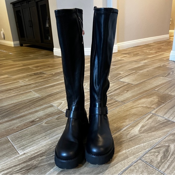 BLONDO NWOB WOMEN VIENNA FLEXIBLE WATERPROOF BLACK BOOTS SIZE 10 - Picture 6 of 10